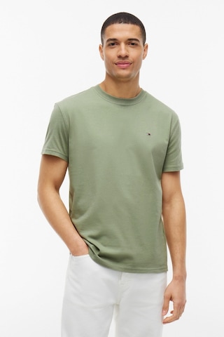 Tommy Jeans Tjm Regular Sflag Ss Ext Yeşil Erkek T-shirt-16262