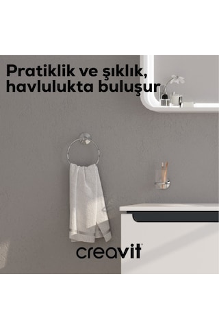 Creavit BR20210 Royale Havluluk (Yuvarlak) Krom
