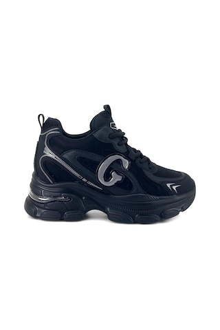 Guja 450 Kadın 25ka Sneaker Günlük Ayakkabı Siyah Siyah