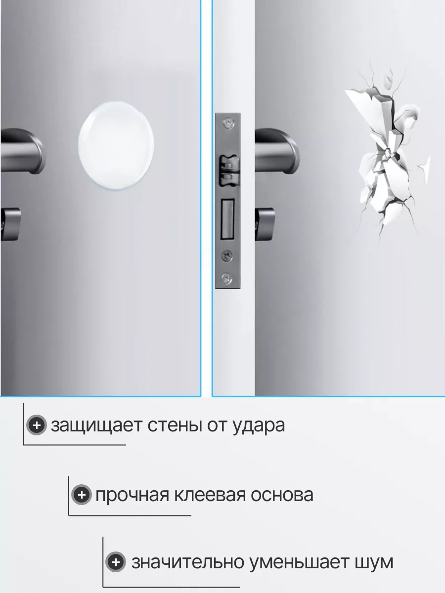 Rommarket Duvar Tipi Silikon Kapı Stopperı 50mm. 2 Adet. 257888586