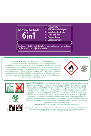 Air Wick Aerosol Lavanta Esintisi 300 ML