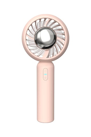Buz Sıkıştırma Fan Usb Şarj Edilebilir Taşınabilir Mini Rüzgar Taşınabilir Buz Top Soğutma Küçük Fan Pembe