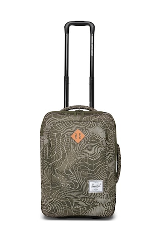 Herschel Heritage Softshell Carryon Unısex Kabin Boy Valiz 40082 Ivy Green Topography Çok Renkli