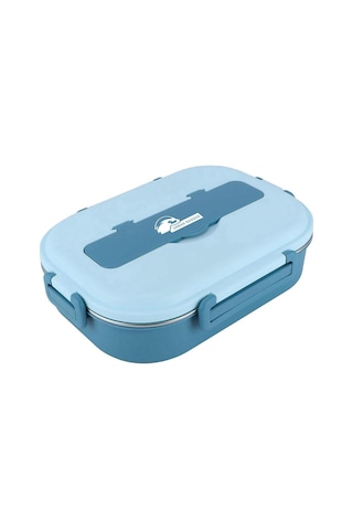 Urban Badger 304 Paslanmaz Çelik Mavi Lunchbox 1000 Ml Ve 1 Adet Çelik Kaşık, Dayanıklı Kamp Ekipmanları, Kamp Ak Çok Renkli