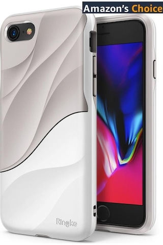 Ringke Wave iPhone 7/8 İle Uyumlu Kılıf Gray White