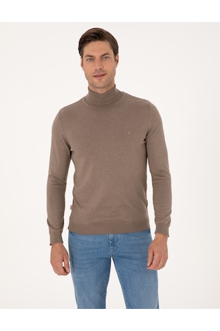 Pierre Cardin Erkek Vizon Kazak /triko 50314202-vr174 Vizon