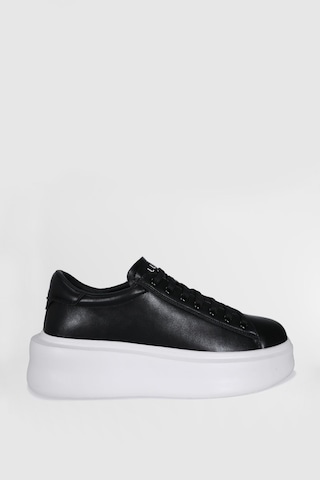 Lufian 121230109 Grace Unisex Hakiki Deri Sneaker Ayakkabı Siyah