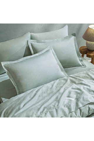 Linens Mix&match Pamuk Saten Tek Kişilik Lastikli Çarşaf Yeşil