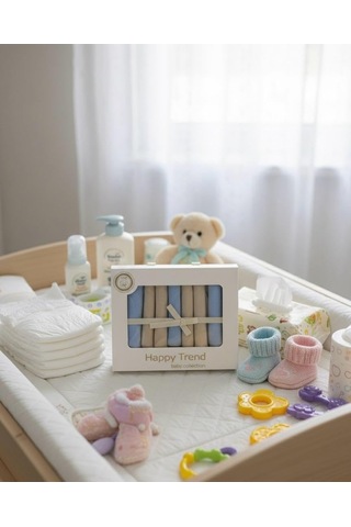Pamuk Bebek Ağız Mendili 7 Set Emzirme Mendili Ultra Yumuşak Yıkanabilir & Nefes Alabilen