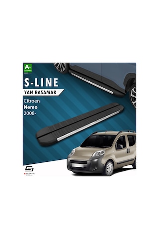 S-dizayn Citroen Nemo S-line Krom Yan Basamak 173 Cm 2008 Üzeri
