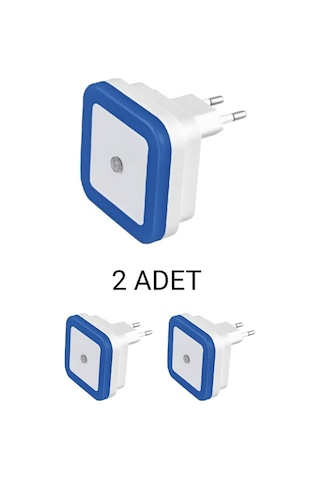 Cata Ct-9500 Fotoselli Led Gece Lambası 1w Mavi - 2 Li Paket Mavi