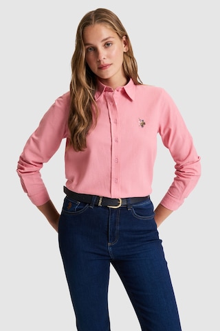 U.s. Polo Assn. Kadın Pembe Gömlek Basic 50320204-vr041