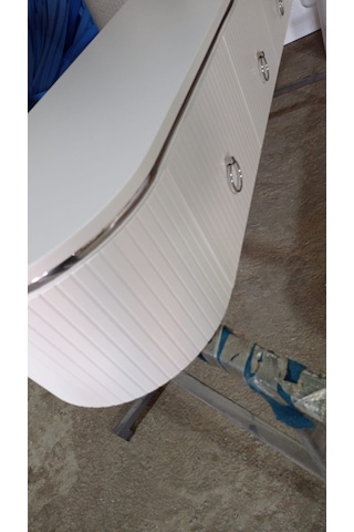 Desing Tv Sehpa Beyaz-gümüş 200cm