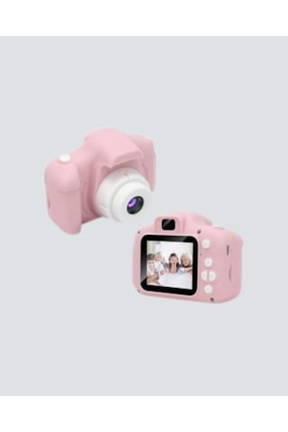8 - 560 - Megapiksel Mini Çocuk Kamerası Hd Ekranlı Darbeye Dalı - Csmo-tex - Ve Şarjlı Çok Renkli