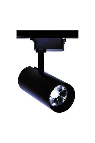 Maxled 30w Ledli Ray Spot Armatür Siyah Kasa 4000k Ilık Beyaz Işık Mx-3086 Siyah