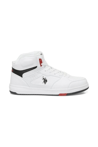 U.s. Polo Assn. Presto Hi Erkek Günlük Uzun Konçlu Sneaker Spor Ayakkabı 101812440 Beyaz