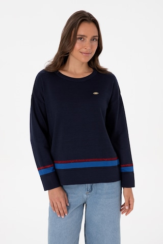 U.S. Polo Assn. Kadın Lacivert Bisiklet Yaka Kazak 50314598-VR033