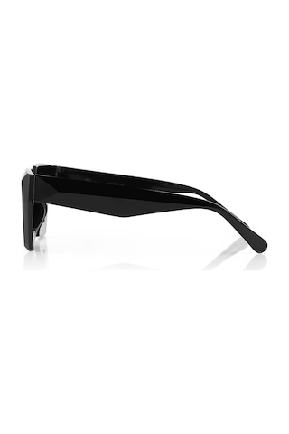 Uv400 Koruyucu Unisex New Cat Eye Güneş Gözlüğü Siyah Model 1076 Çok Renkli