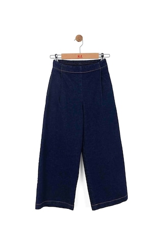 Nk Kids Kız Çocuk Pileli Pantolon Nk-51710 Koyu-mavi