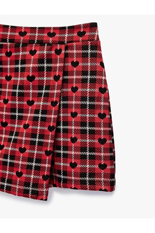 Koton Kırmızı - Siyah Kız Çocuk Şort 6wkg40025ak Kırmızı - Siyah