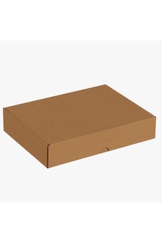 Kolix Kilitli E-ticaret Kutusu 19x26x5 Cm 50 Adet Kargo Kutusu Hediye Kutusu Karton Koli Kraft 50