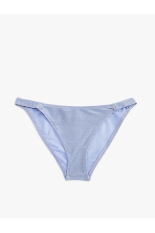 Koton Parıltılı Slip Bikini Altı Astarlı Lila 4sak00102mm