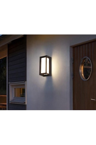 Bahçe Aydınlatması Led Işık 25cm 12w Gün Işığı 3000k Zita Ultra Bahçe Duvar Aplik Su Geçirmez Diğer