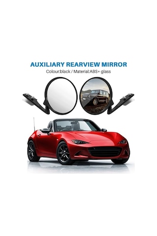 Novahub Yan Takım Nokta Kör Geniş Dışbükey Aynası Ayna Araba Araba Açı 2 Wv