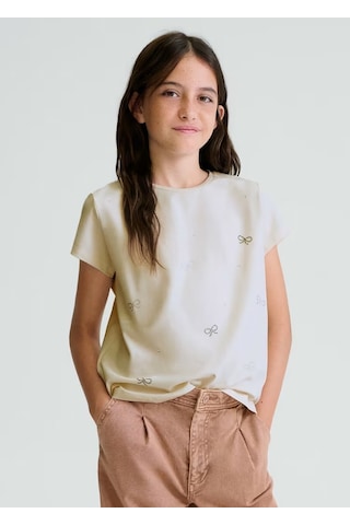 Mayoral Kız Çocuk T-shirt 854 Krem