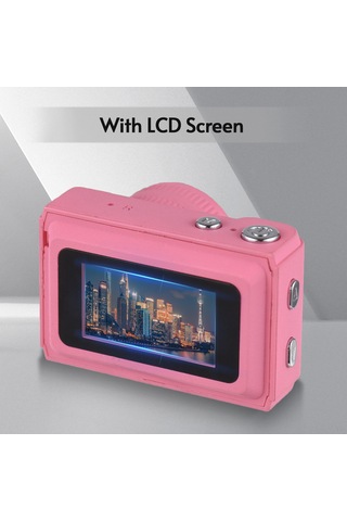 Monyee Pembe Mini Kamera 1080p: Fotoğraf Çekimi Ve Video Kaydı, Dahili Pil, 1920x1080 Çözünürlük, 30fps