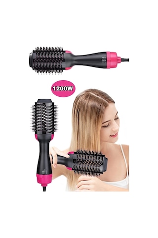 1200 W Ultra Hava Üflemeli Saç Şekillendirici Düzleştirici Fön Tarağı Saç Kurutma.