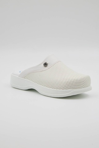 Terz-0051 Quicksteps Professional Kadın Anatomik Ve Comfort Sabo Terlik Beyaz