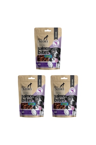 Dog Salmon Bites 3x80gr. Somonlu, Köpek Ödül Maması