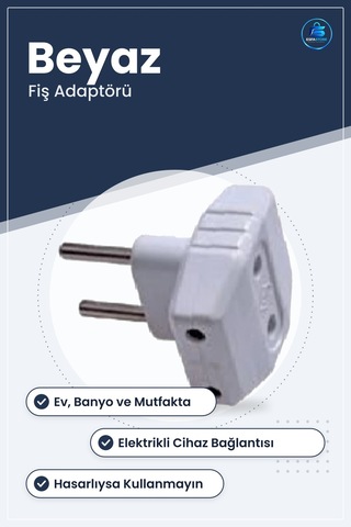 T Fişi Elektrik Fiş Adaptörü Bağlantı Ev Banyo Mutfak Elektrikli