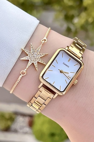Casio Csgnct77 Kadın Kol Saati Altın