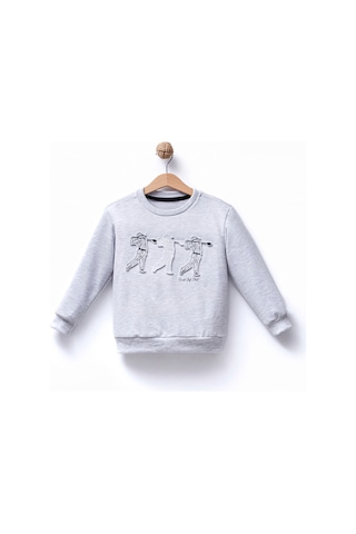 Overdo Kids Ovd Erkek 5-8 Yaş Baskılı Sweat Çok Renkli