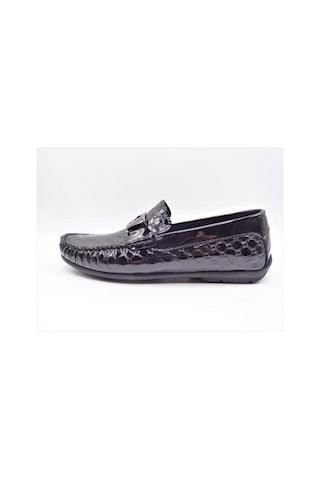 King Paolo King Shoes Siyah Rugan Erkek Ayakkabı 4013 Bej