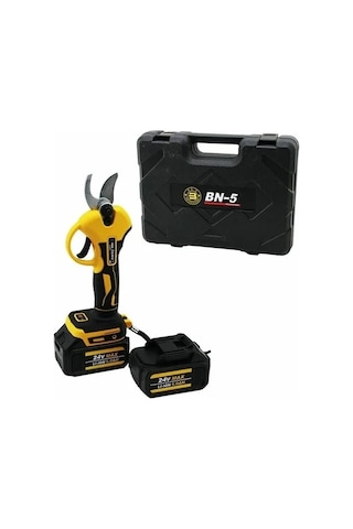 Cordless Shear Yellow Bn-5 Hs-155 Şarjlı Bağ Makası 2 Batarya - 24v 5.0ah 5468