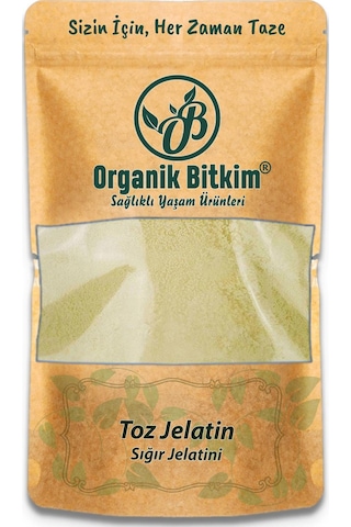 Organik Bitkim Toz Jelatin 100 G