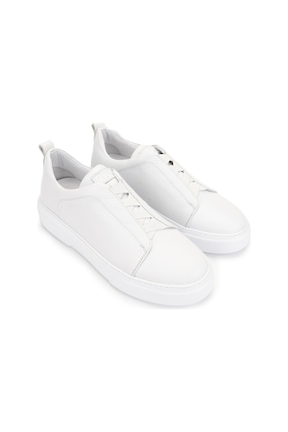 Tamer Tanca Erkek Hakiki Deri Beyaz Sneakers & Spor Ayakkabı 1163 2526 Erk Ayk Y26 Beyaz Fltr