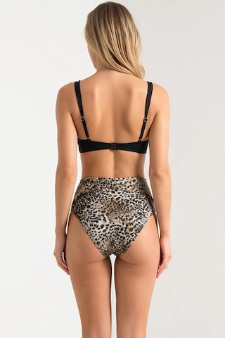 Benerly Kadın Bikini Takımı Regular Kalıp Balconette Kaplı Askılı Üst Yük Çok Renkli