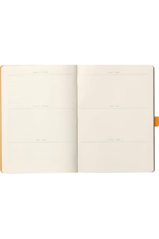 Rhodia GoalBook Yumuşak Kapak A5 Kareli Defter Black 117762C Siyah