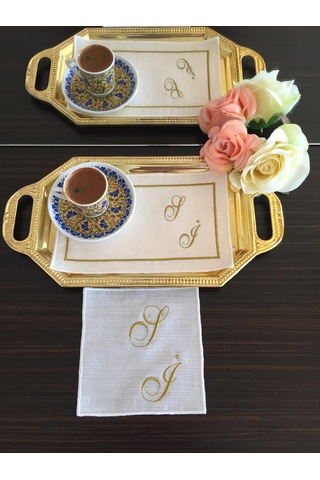 Kişiye Özel Nakışlı Söz & Nişan Mendili,tepsi Örtüsü