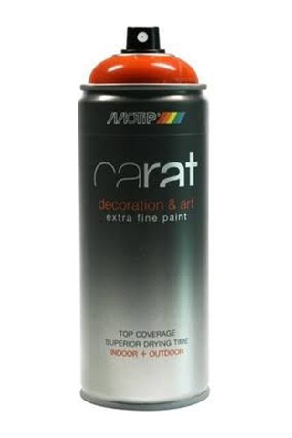 Motip Carat Ral 2004 Sprey Boya 400ml - Parlak Turuncu Çok Renkli