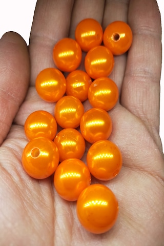 Efsane Turuncu Janjan Boncuk 14 Mm Dar Delik