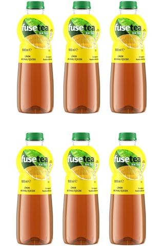 Fuse Tea Limon Aromalı Soğuk Çay 1 Lt X 6 Adet