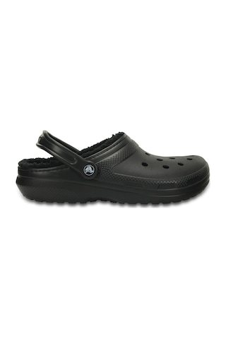 Crocs Classic Lined Clog Uniseks Terlik 203591-060 Siyah