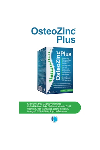 Osteozinc Plus 30 Yumuşak Kapsül + 60 Tablet