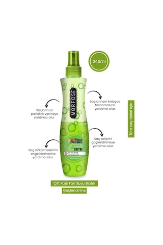 Morfose Biotin + Keratin + Kolajen Fön Suyu 3 x 240 ML