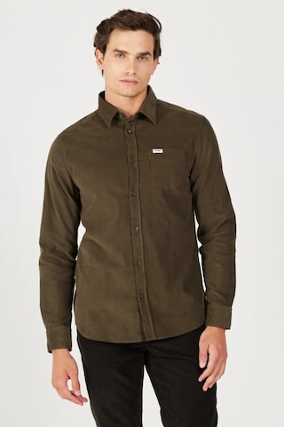 Wrangler Regular Fit Yeşil Erkek Gömlek W5a14axıx 001